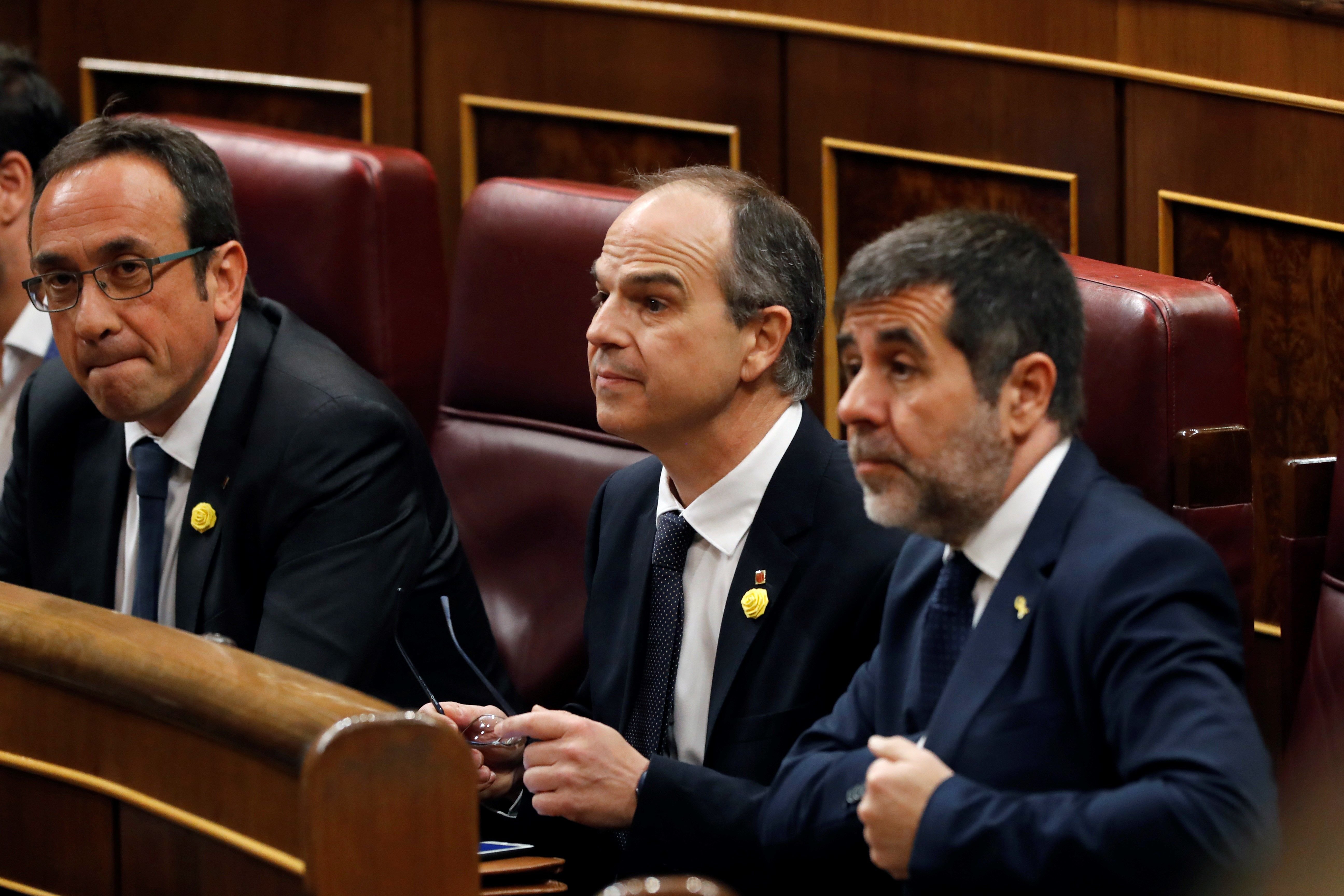 JxCat recorre la suspensió dels diputats presos i fia l'última paraula a Europa