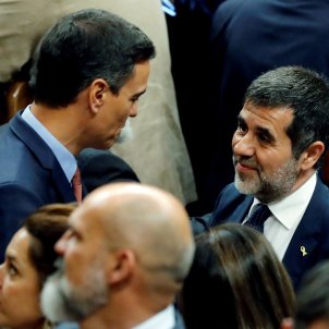 Jordi Sànchez Pedro Sànchez contitució Congrés EFE Jordi Sànchez Pedro Sànchez contitució Congrés EFE