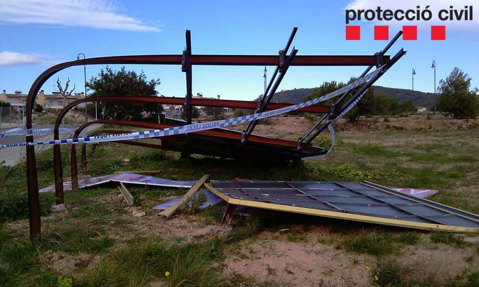 Vientos de más de 90 kilómetros por hora en Catalunya