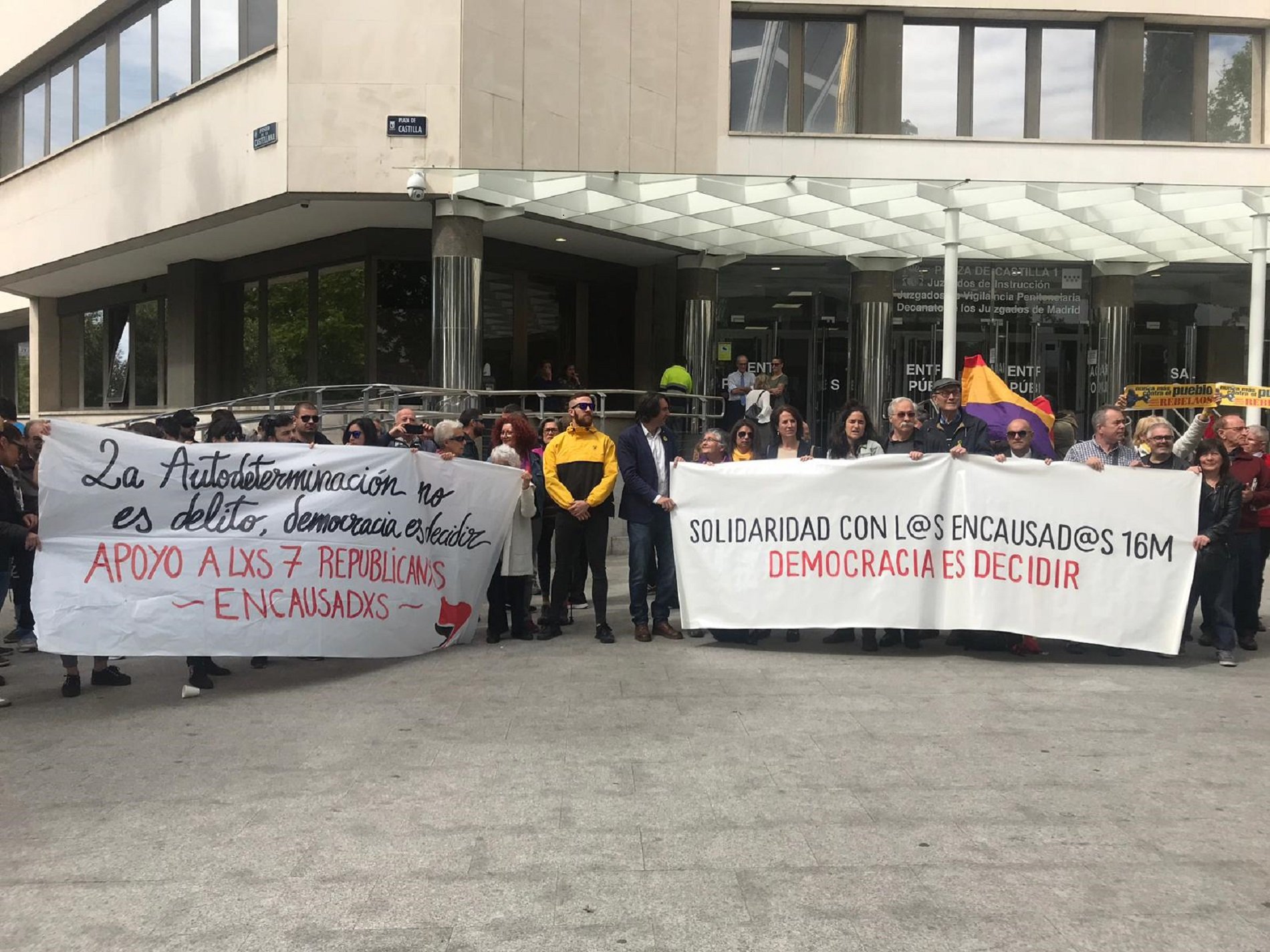 Juicio penal para los organizadores de la manifestación de Madrid a favor de la autodeterminación