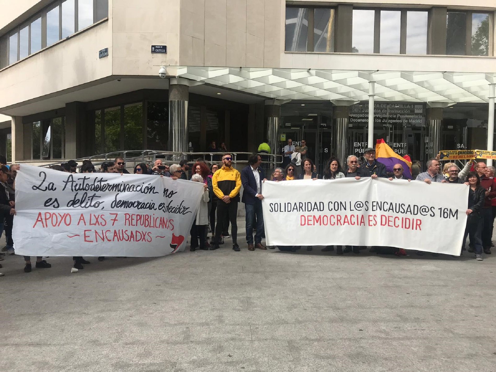 Judici penal per als organitzadors de la manifestació de Madrid a favor de l'autodeterminació