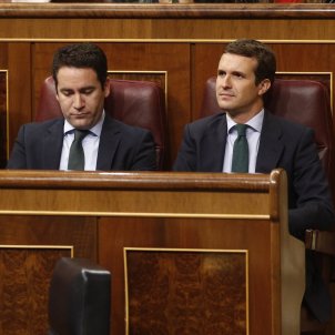 Bancada PP Pablo Casado ana Pastor teodoro García Egea Congres - europa press Bancada PP Pablo Casado ana Pastor teodoro García Egea Congres - europa press