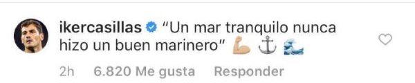 Iker Casillas resposta Carbonero @saracarbonero