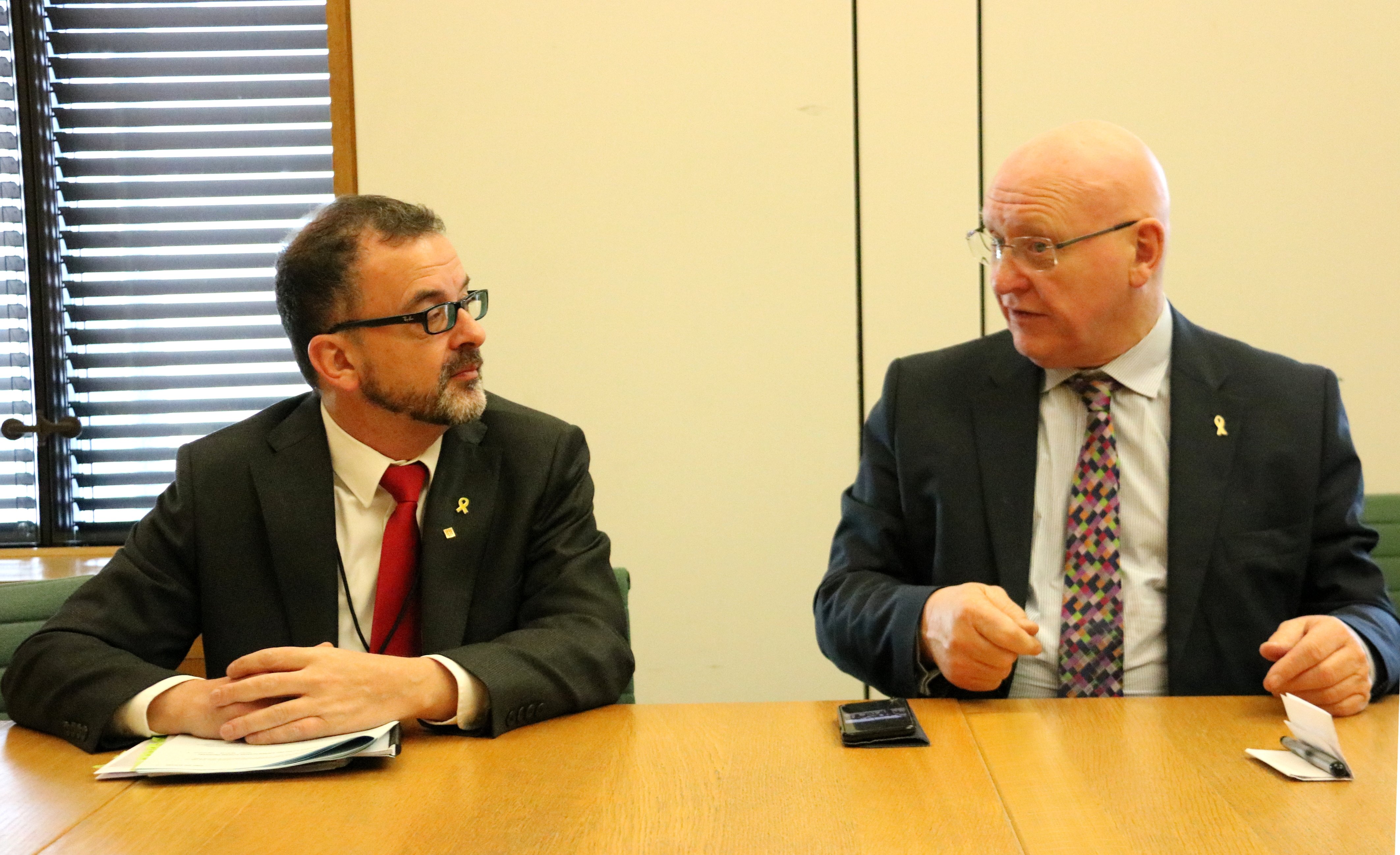 Welsh MP in the front row for Catalan independence trial