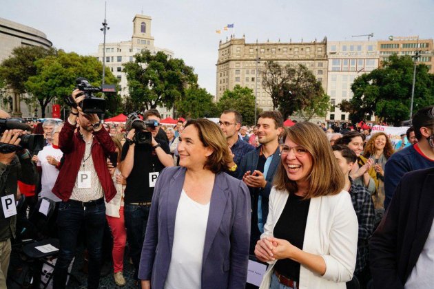 Ada Colau Janet Sanz acte centra comuns - BComú Ada Colau Janet Sanz acte centra comuns - BComú