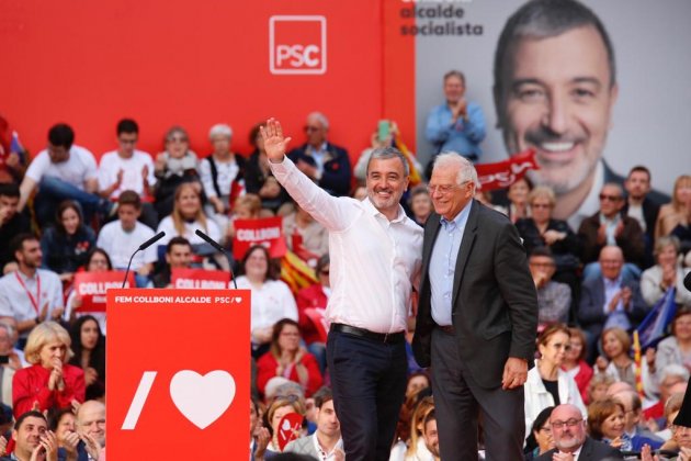 ELNACIONAL Jaume Collboni Josep Borrell acte PSC - Sergi Alcàzar ELNACIONAL Jaume Collboni Josep Borrell acte PSC - Sergi Alcàzar