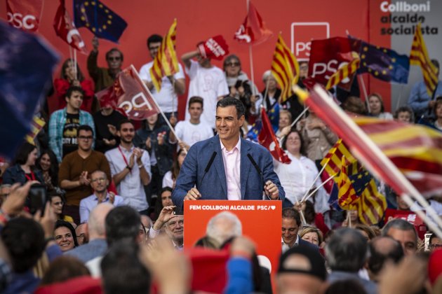 Pedro Sanchez acto central elecciones municipales Sergi Alcàzar