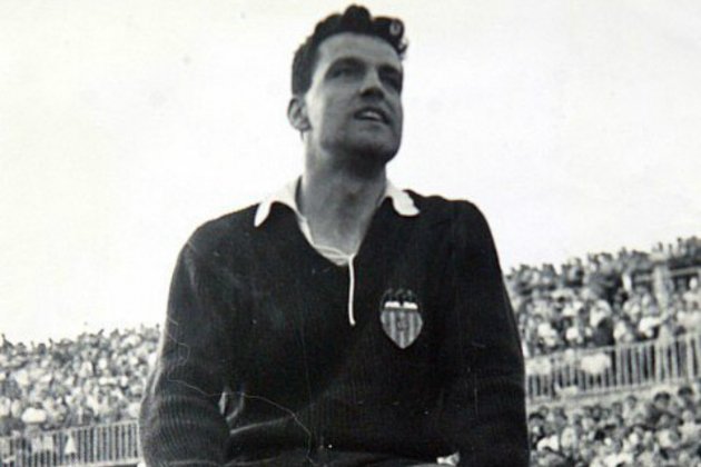 Quique Martin Valencia Barça Copa 1954 Valencia CF