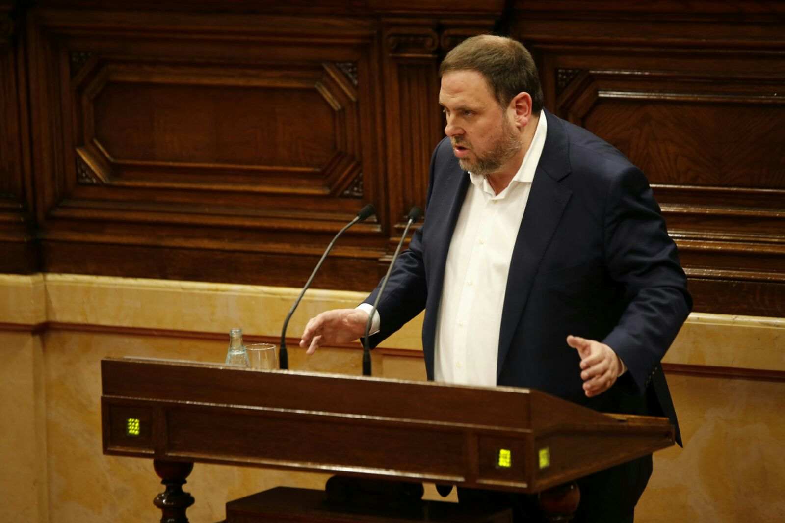 Junqueras revela que el Govern convocarà el referèndum en un "parell de mesos"