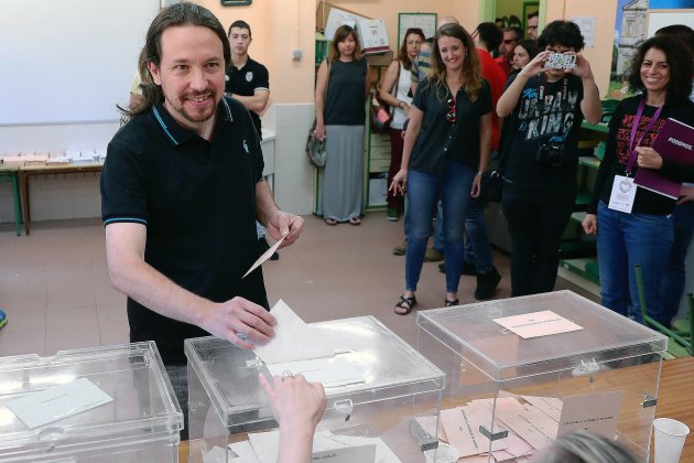 Pablo Iglesias 26-M - Efe
