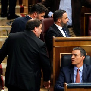 Junqueras Sanchez Congres EFE Junqueras Sanchez Congres EFE