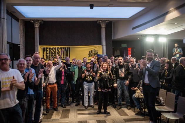 nit electoral junts per catalunya barcelona celebració europeas - Carles Palacio