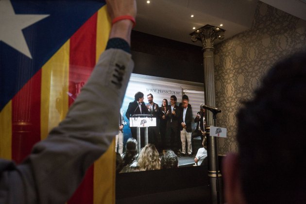 nit electoral junts per catalunya barcelona valoracio puigdemont estelada - Carles Palacio