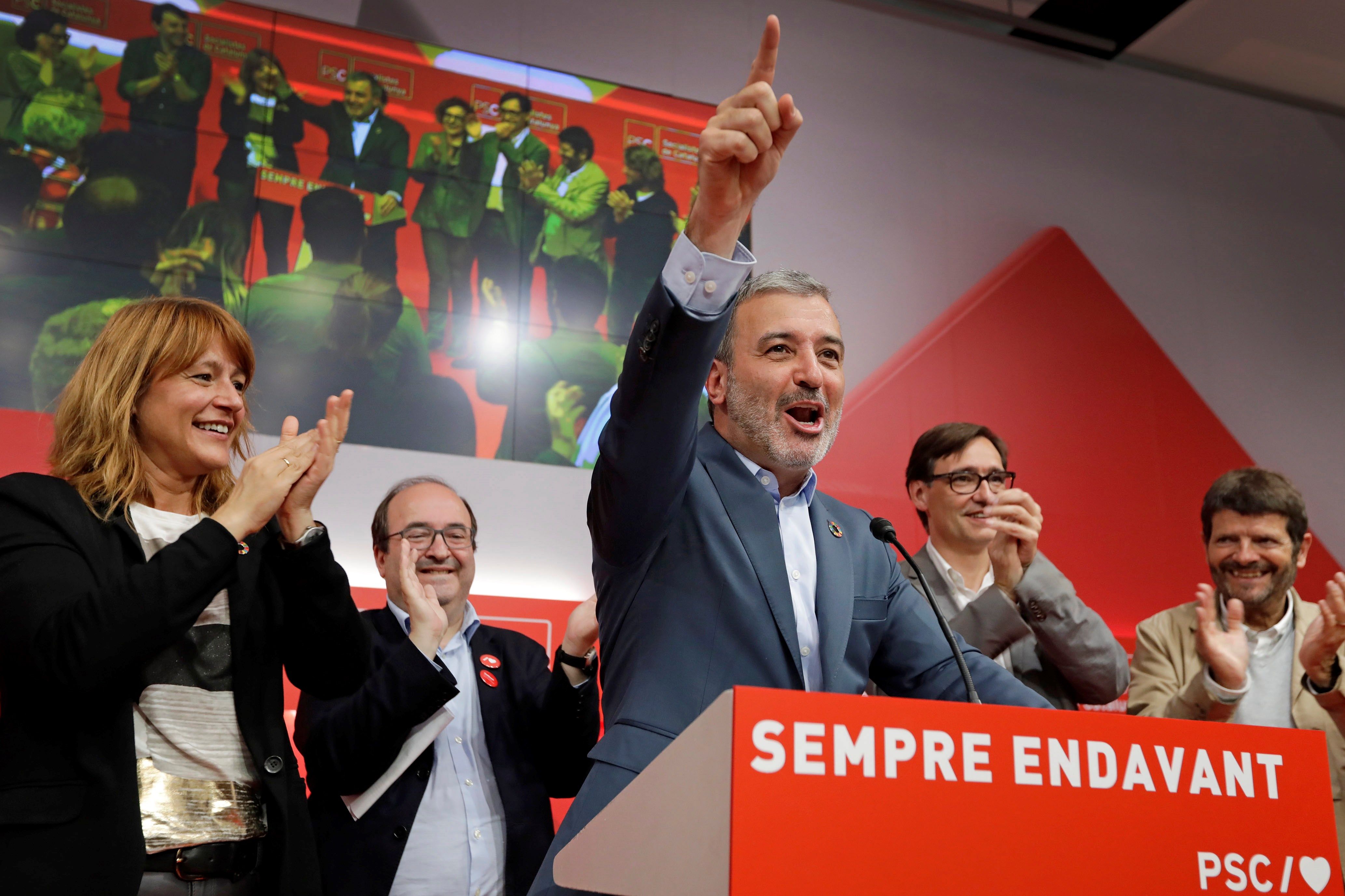 Collboni celebra el "extraordinario" resultado y asegura que "el PSC ha vuelto"