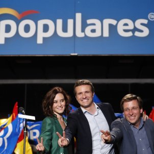 PP Madrid Casado, Almeida, Díaz Ayuso Efe PP Madrid Casado, Almeida, Díaz Ayuso Efe