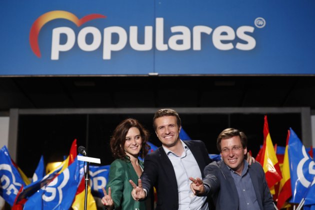 PP Madrid Casado, Almeida, Díaz Ayuso Efe