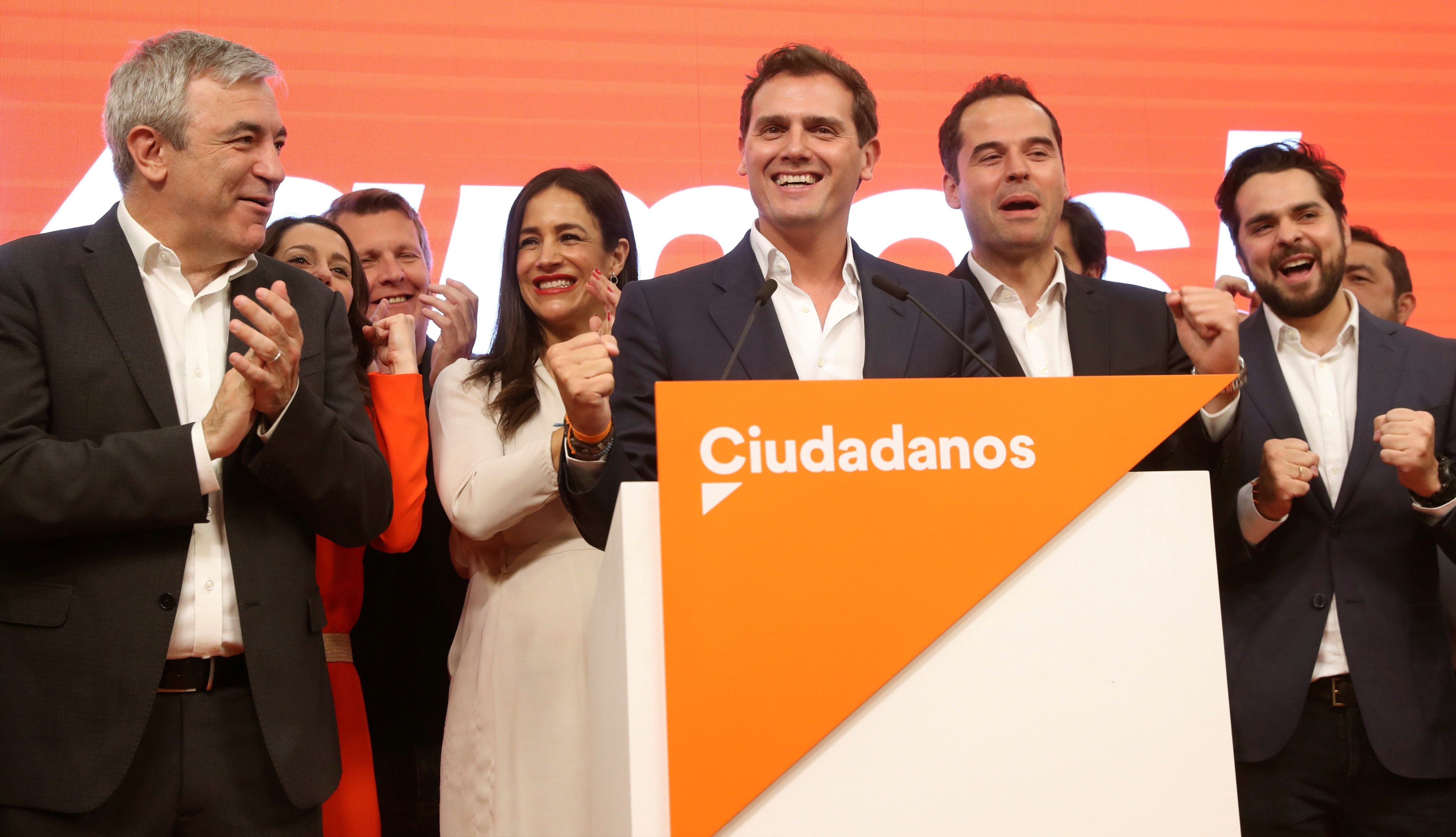 Rivera: “Ciutadans governarà la Comunitat i l’Ajuntament de Madrid”
