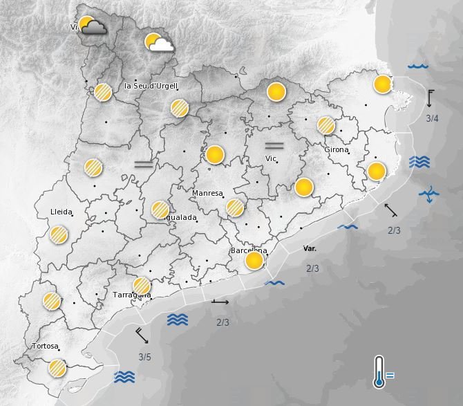 mapa temps