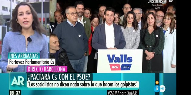 Arrimadas Ana Rosa 3 Valls Telecinco