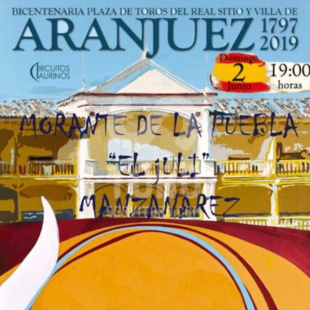 cartel toros aranjuez