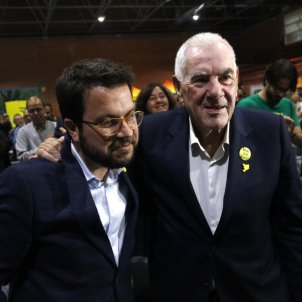 Pere Aragonès Ernest Maragall campanya electoral ACN Pere Aragonès Ernest Maragall campanya electoral ACN