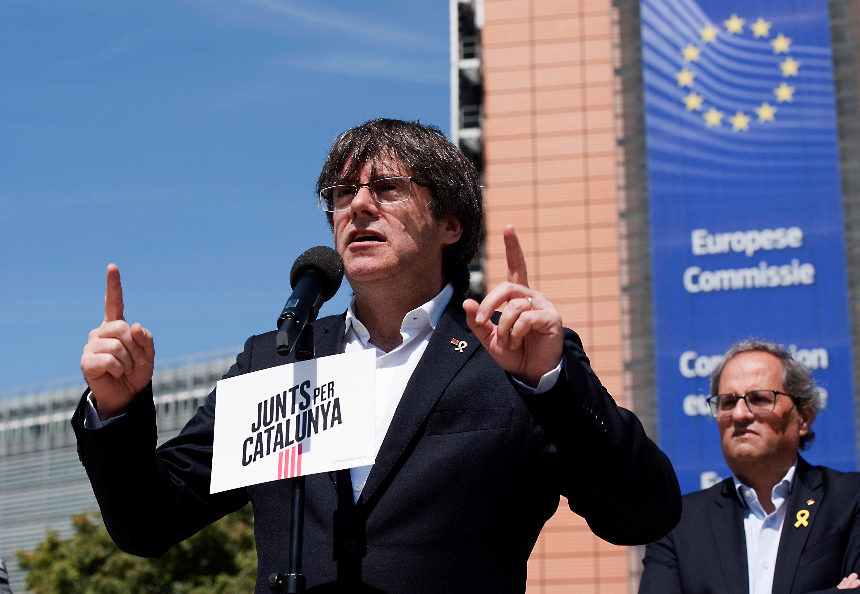 Puigdemont y Comín presentan una queja a la Eurocámara por "trato discriminatorio"