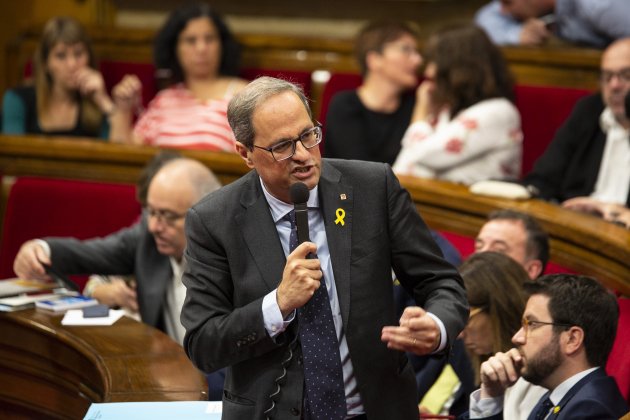 Quim Torra lleno Parlamento Sergi Alcàzar05