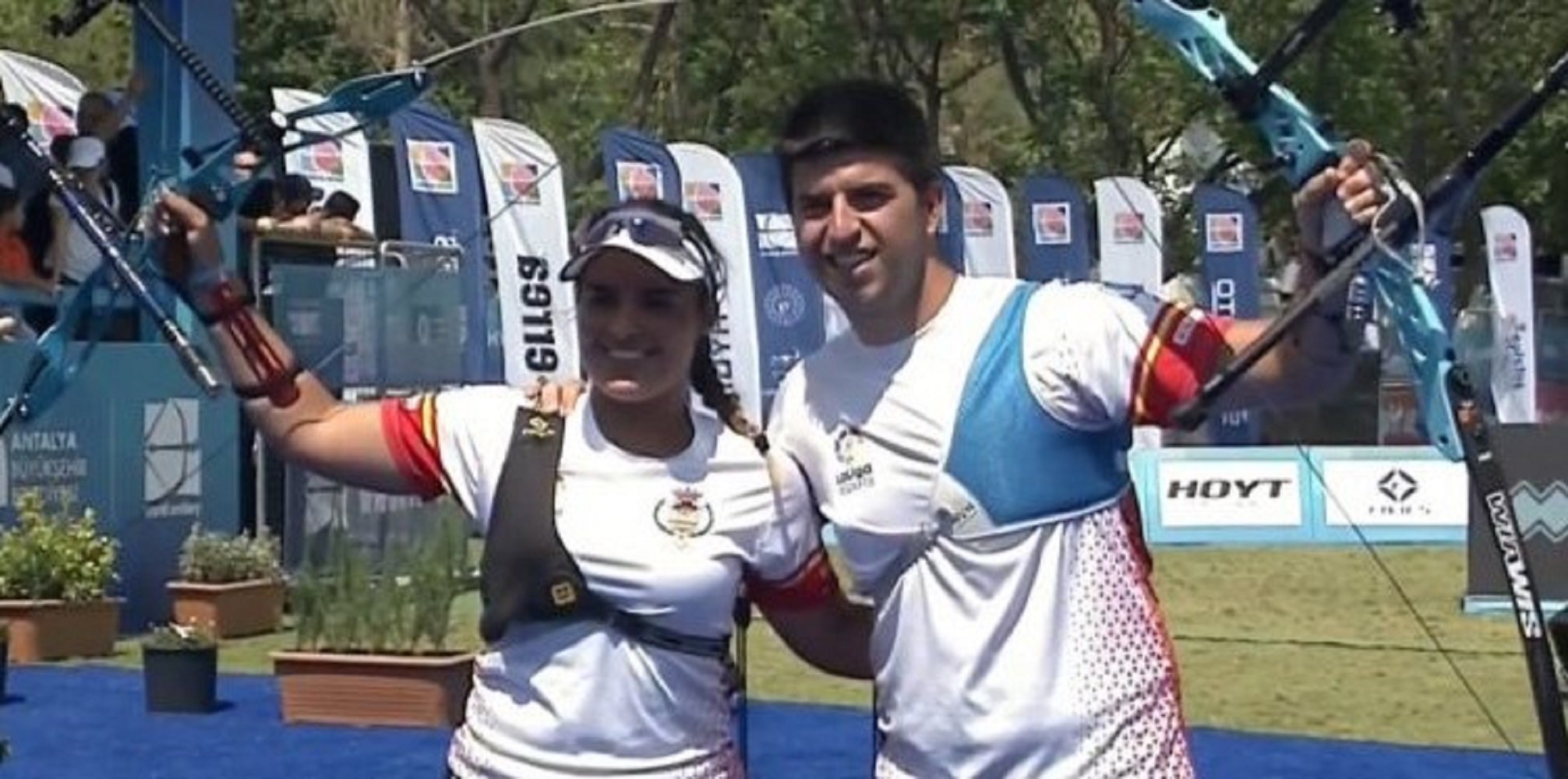 Èlia Canales, del Club Tir amb Arc Constantí, campiona del món per equips mixtes