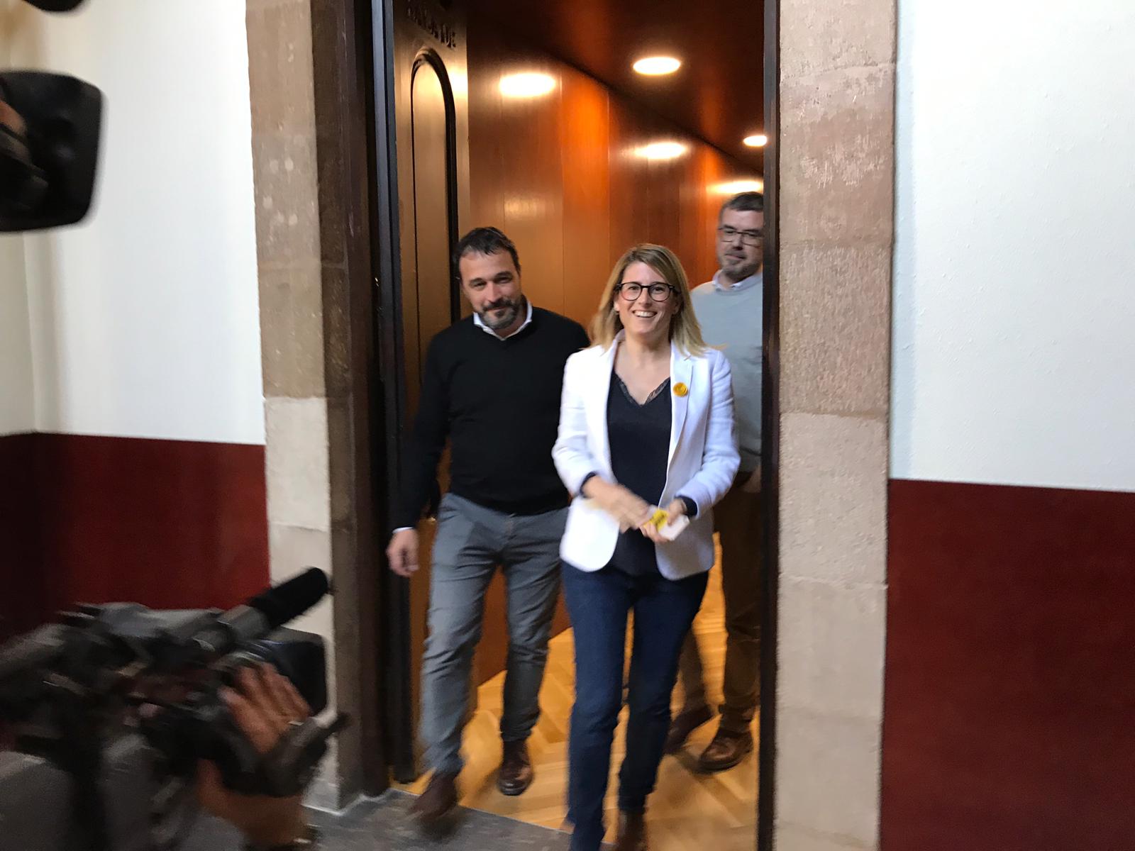 Artadi valora "positivament" la reunió amb Maragall i s'emplacen a seguir "treballant"