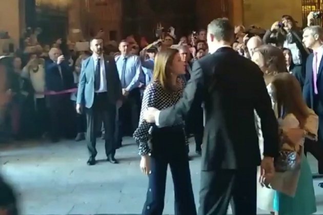 Letizia contra Sofía en la Catedral de Palma Twitter