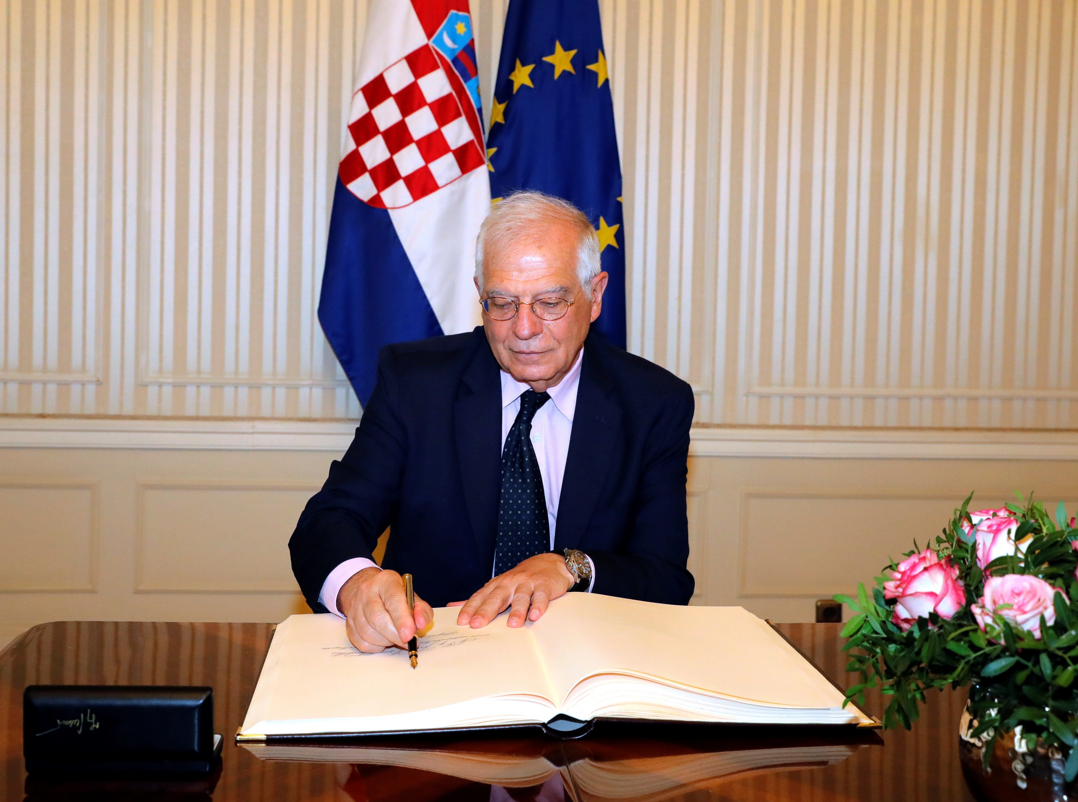 Borrell presume del apoyo de Croacia a la unidad de España