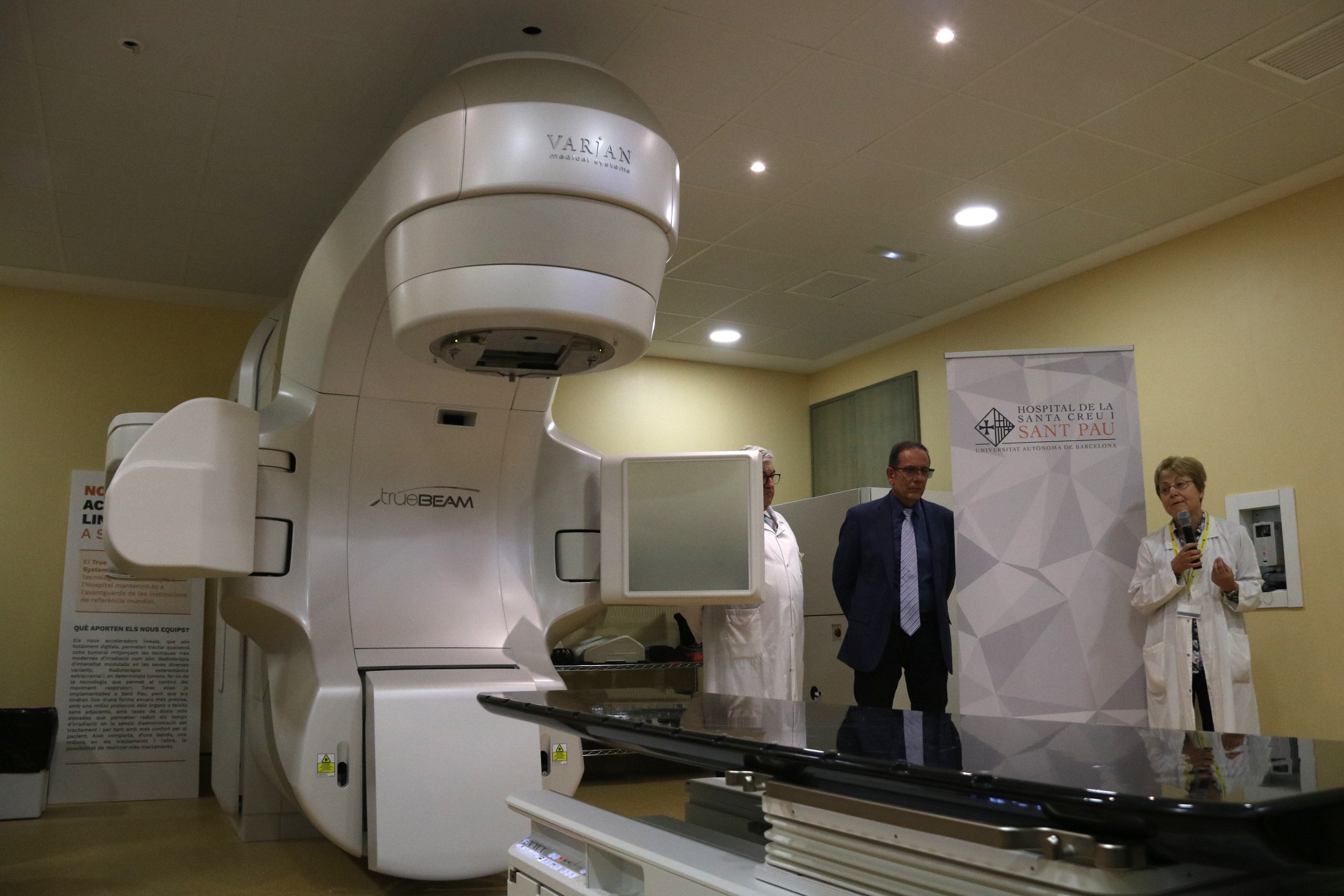 El nuevo acelerador lineal de Sant Pau tratará hasta 500 pacientes oncológicos cada año