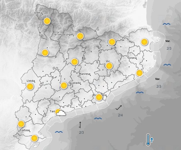 mapa temps