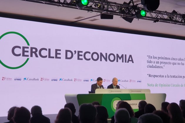 pedro sanchez cercle deconomia carlota serra