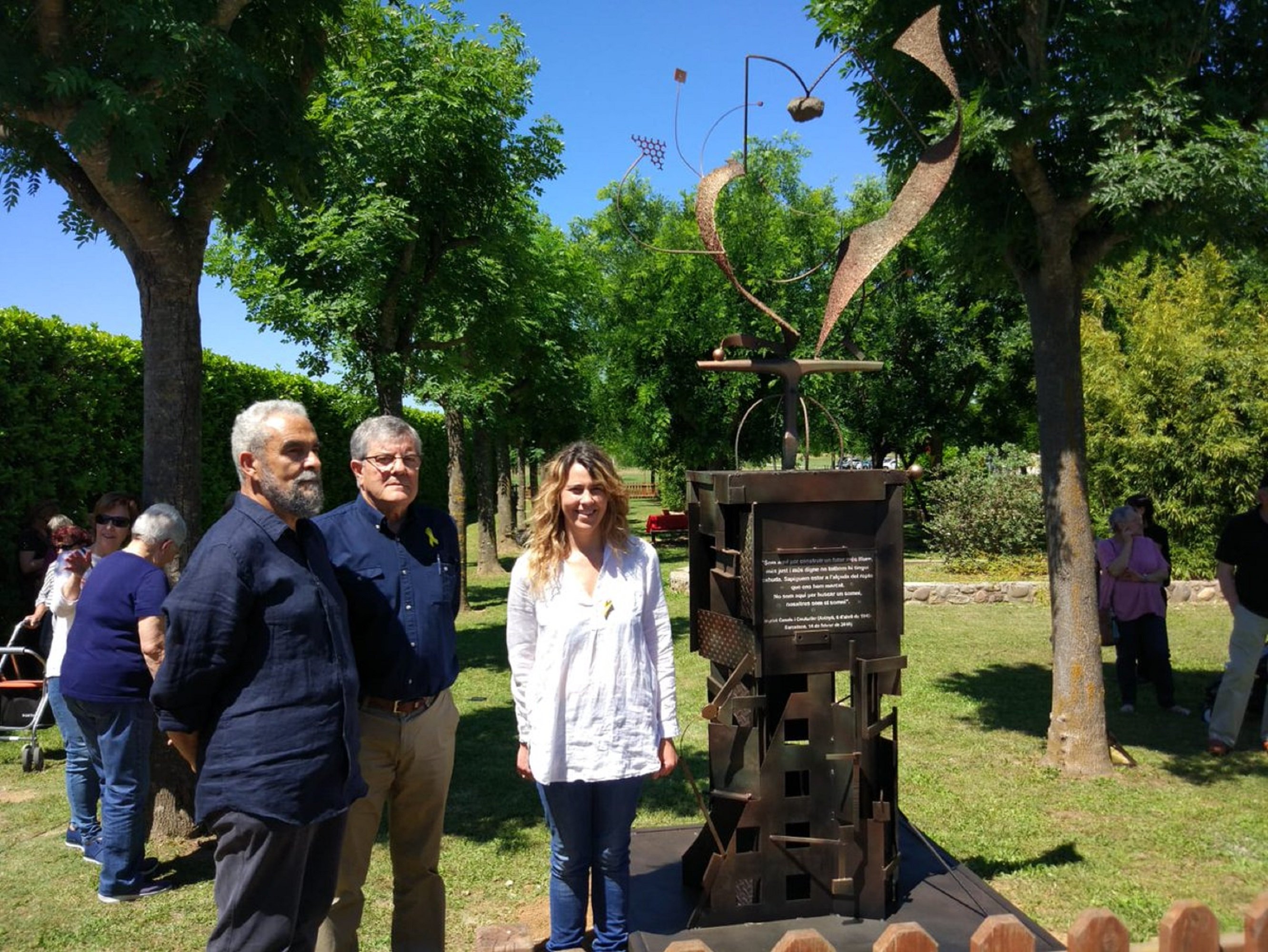 Bordils dedica un parc a Muriel Casals