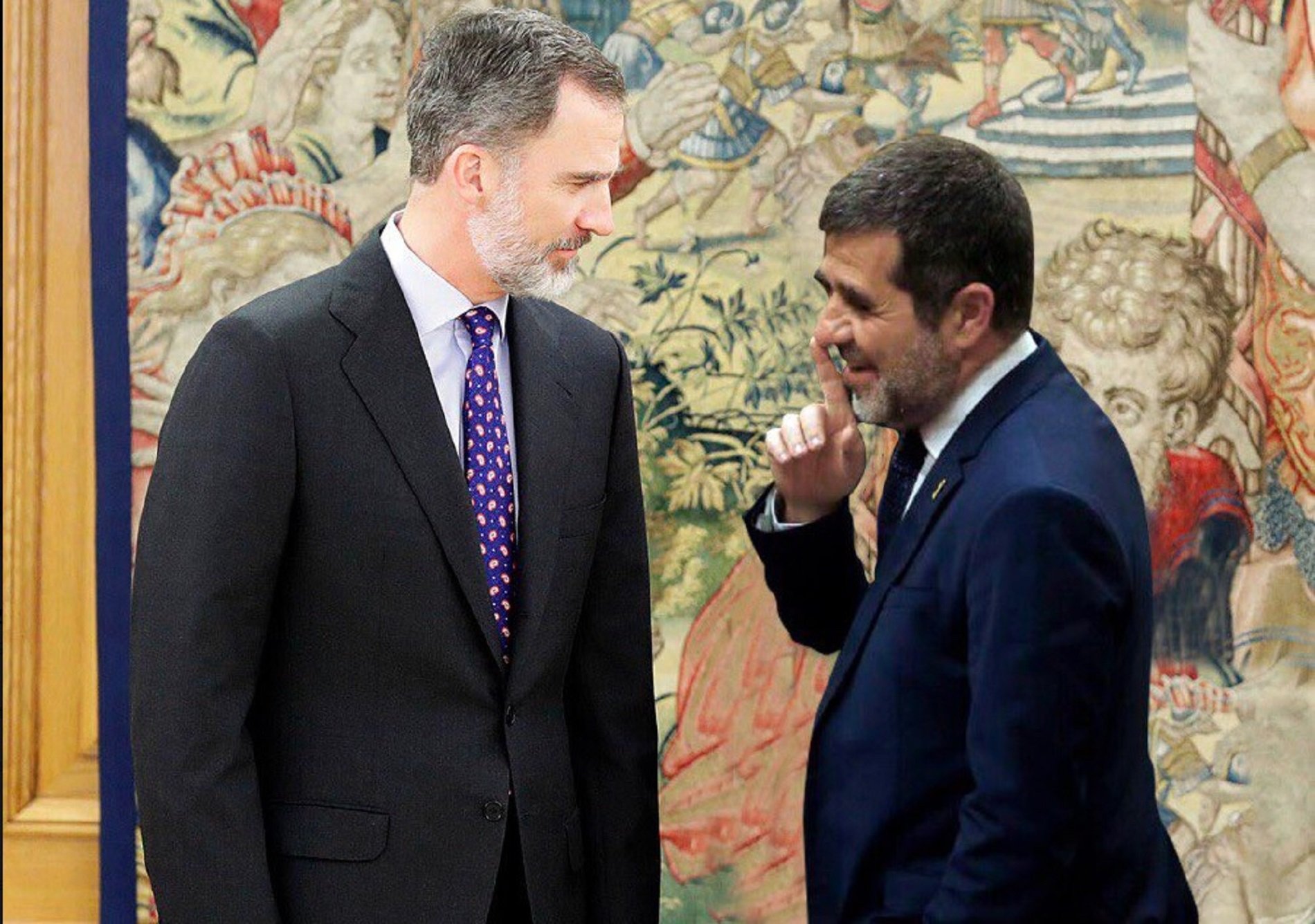 La foto que fa por al Rei segons Jordi Sànchez
