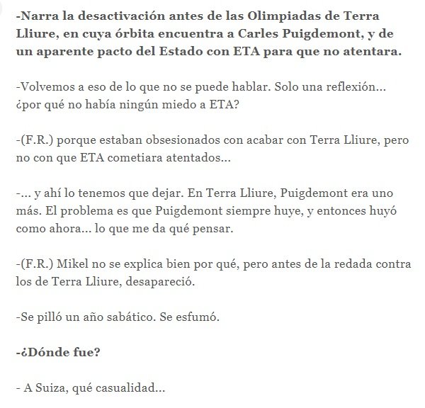 Mikel Lejarza  «El Lobo»  «Hay una facción de ETA que tiene ganas de volver a las armas»