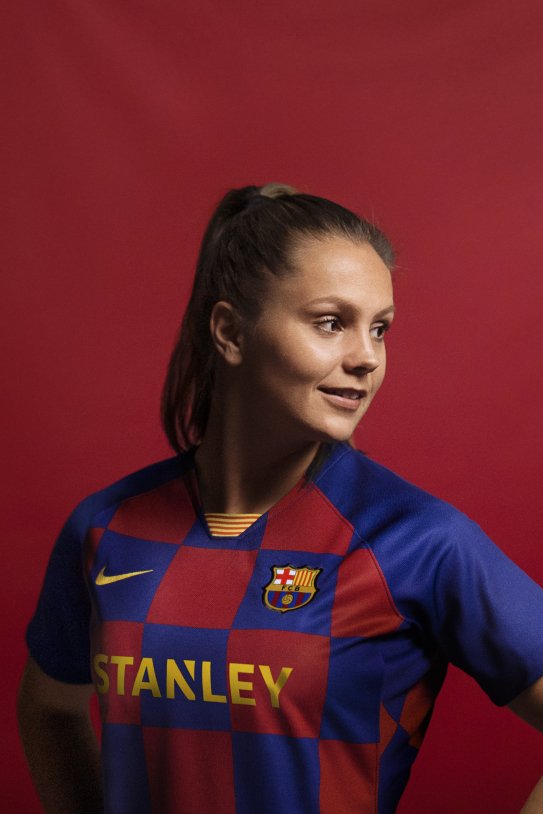 Lieke Martens Barça samarreta escacada FC Barcelona
