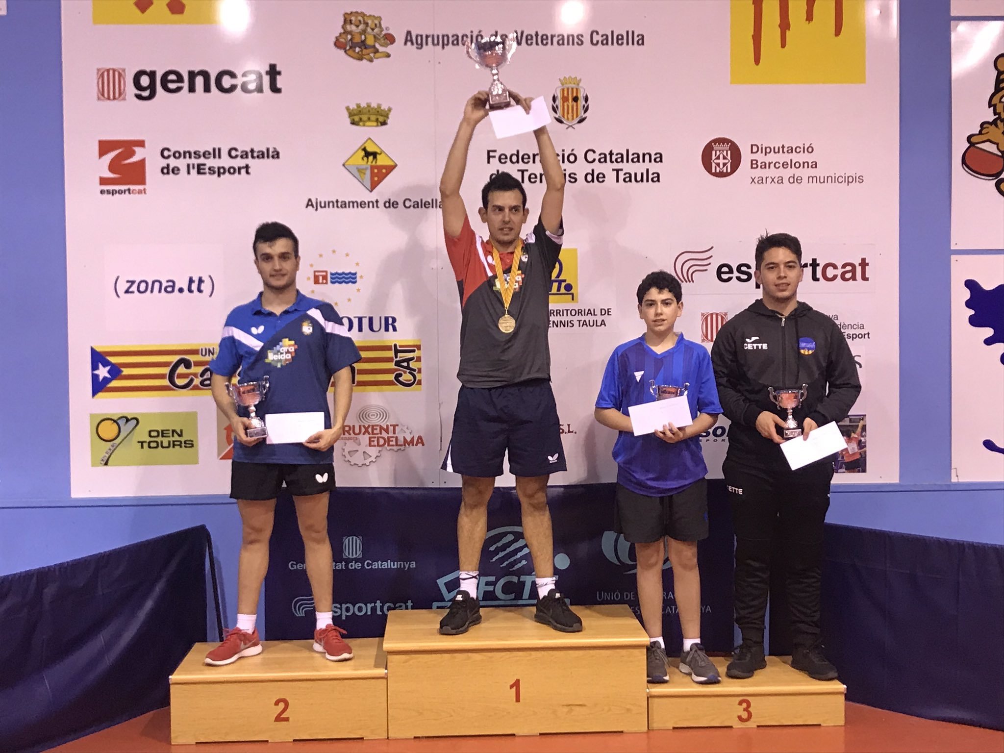 Borges i Balaguer per equips; i Marc Duran, Ana Garcia i Edgar Mataró, campions de Catalunya