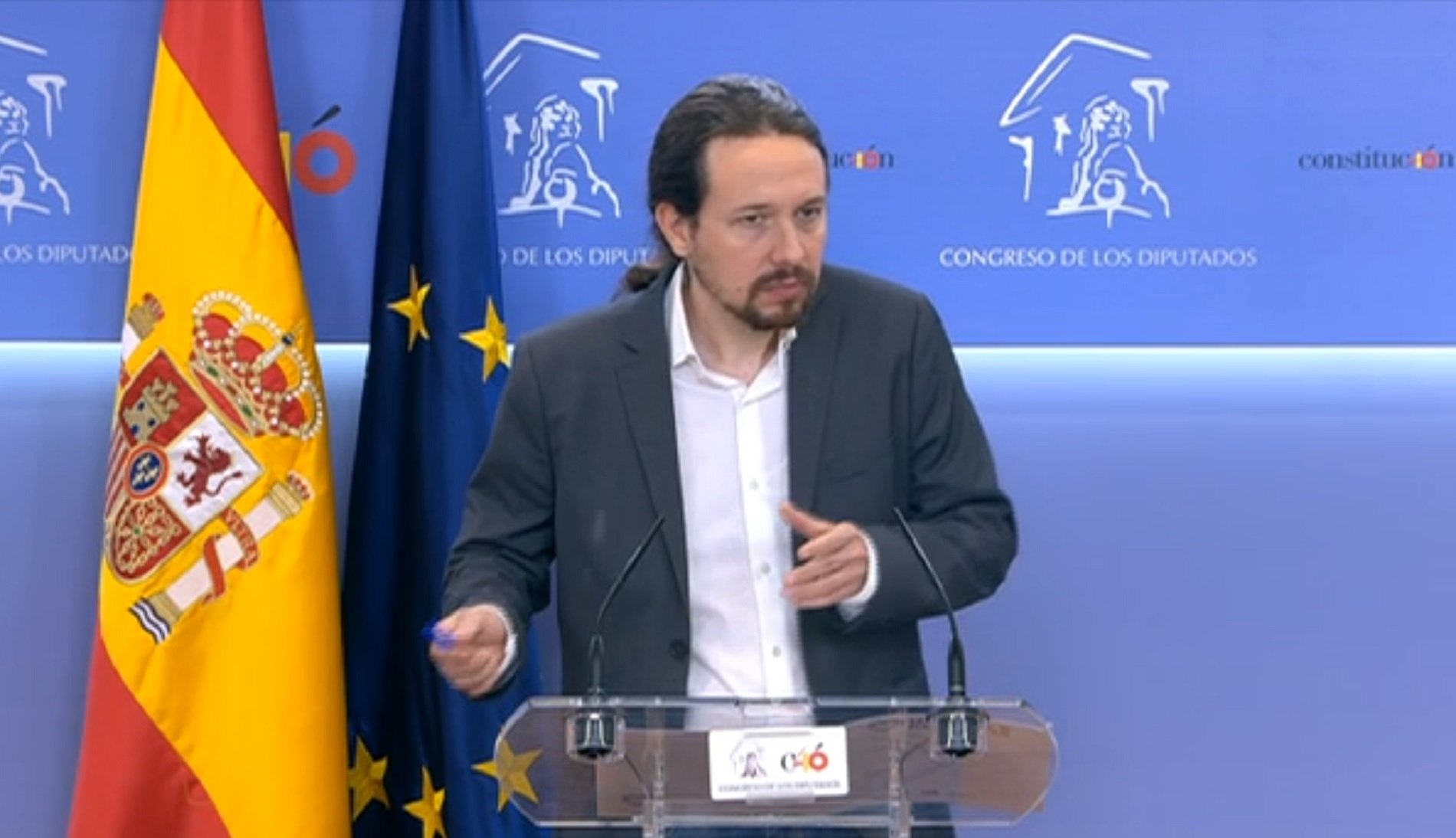 Iglesias renuncia al derecho a la autodeterminación y se apunta a la estrategia de diálogo del PSOE