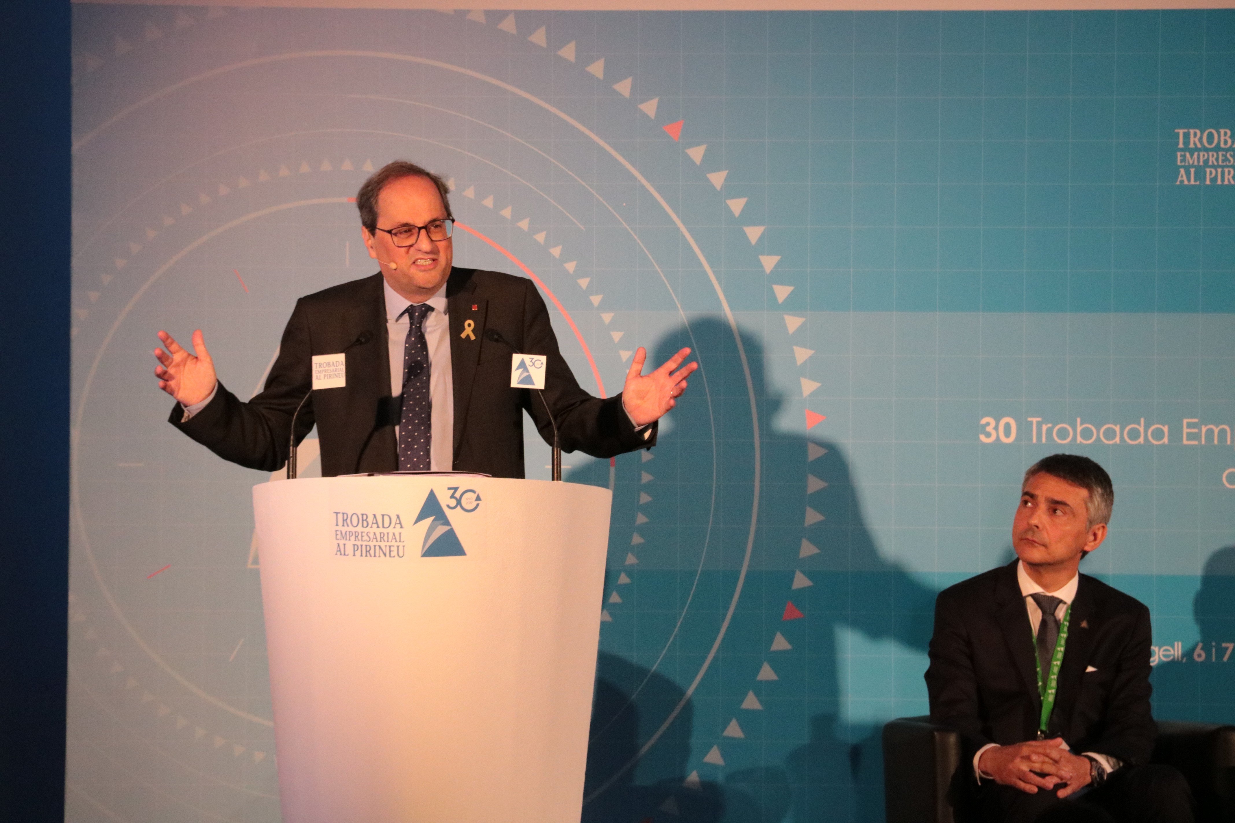 Torra retreu a Sánchez la manca de voluntat de diàleg