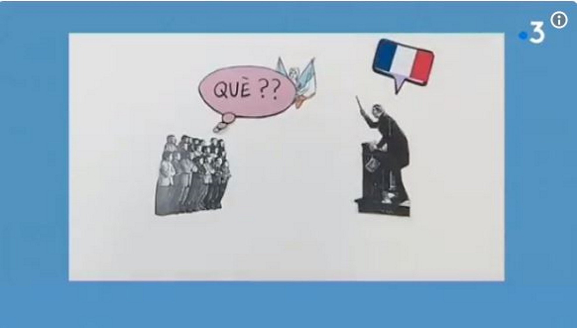 VÍDEO: France3 denuncia la persecució històrica del català a l'escola francesa