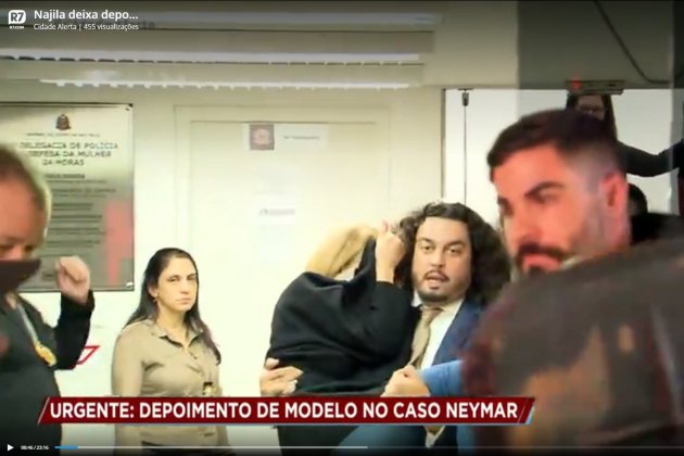 Najila desmaiada Neymar Violació