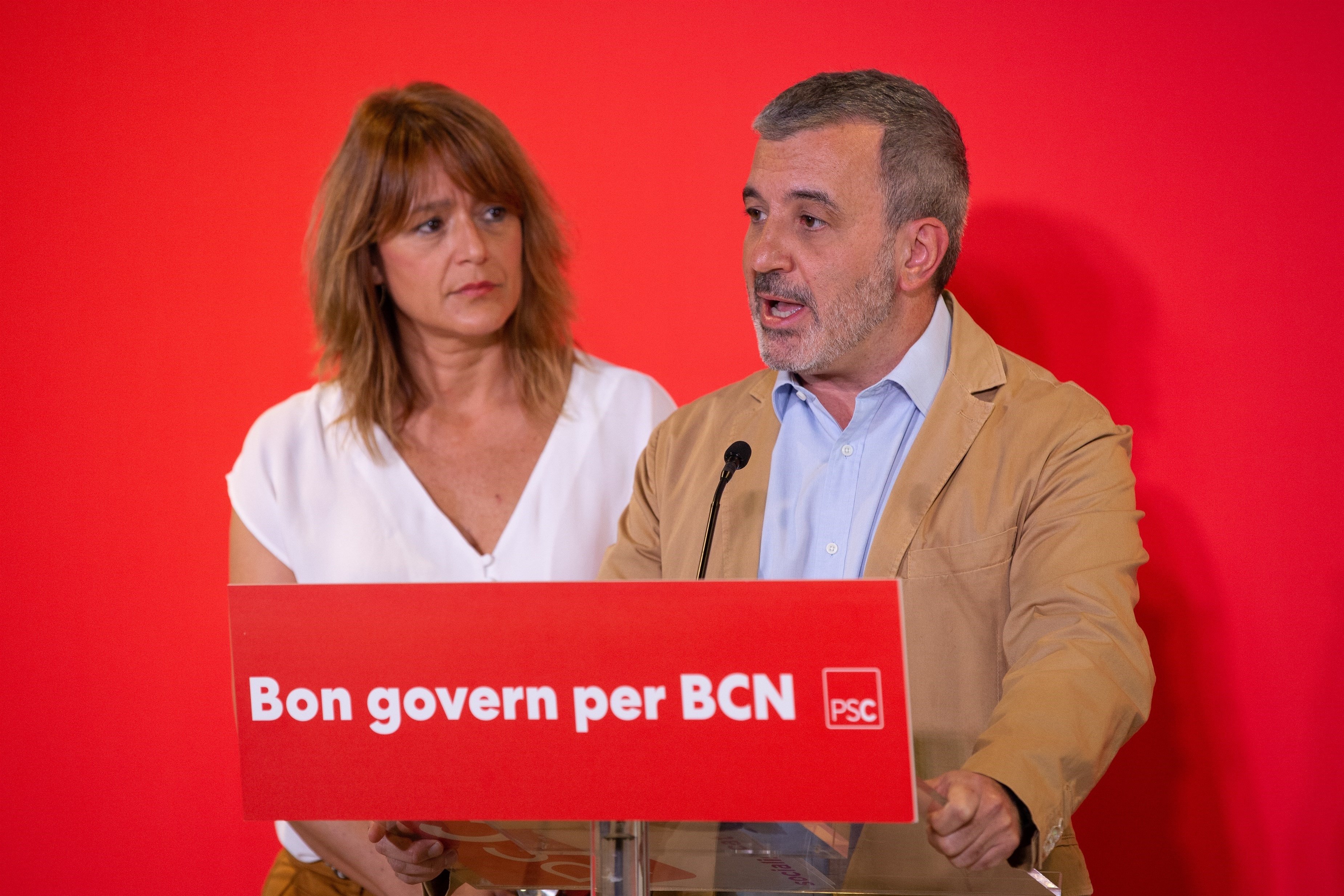 Collboni: "No tiene sentido investir a Colau sin un pacto de gobierno"