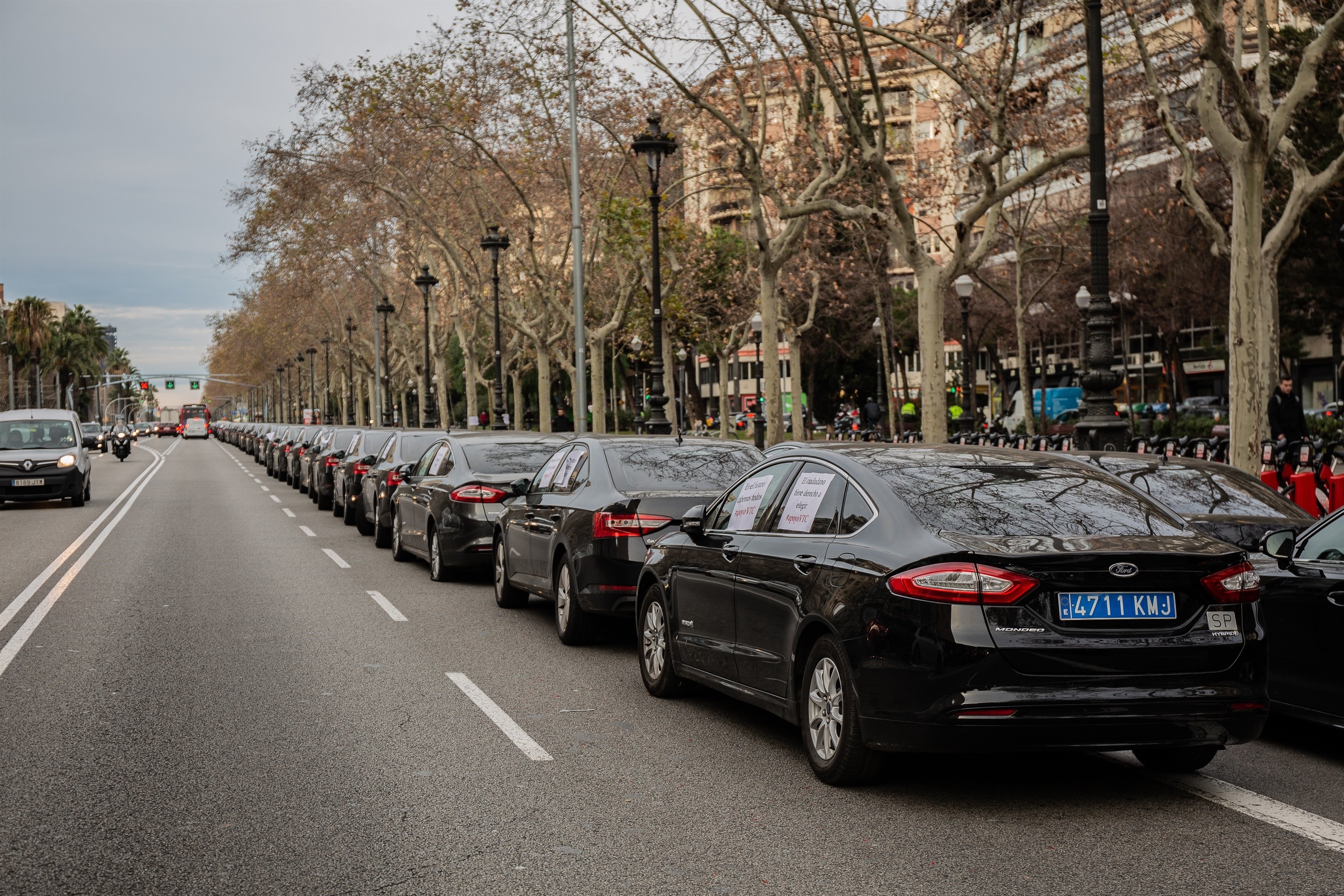 Els VTC van créixer el maig a Barcelona