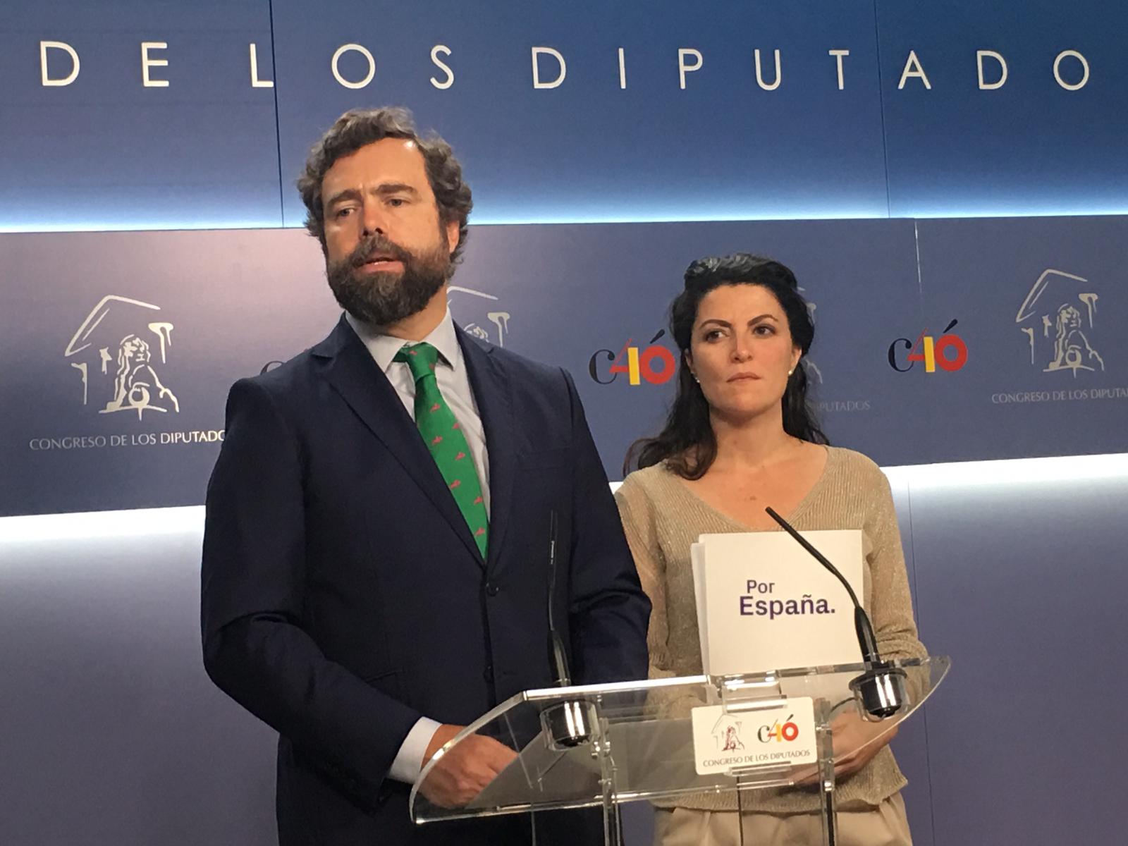 Vox veuria "bo per a Espanya" una abstenció de Cs en la investidura de Sánchez