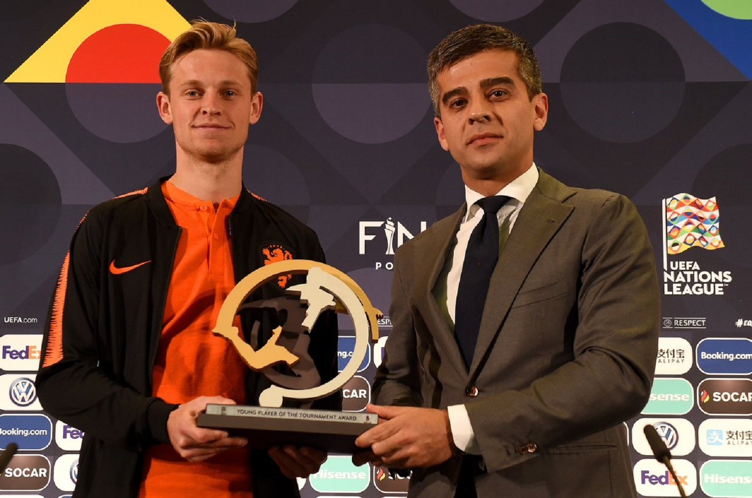 El blaugrana De Jong, distinguido con un nuevo premio en la Nations League