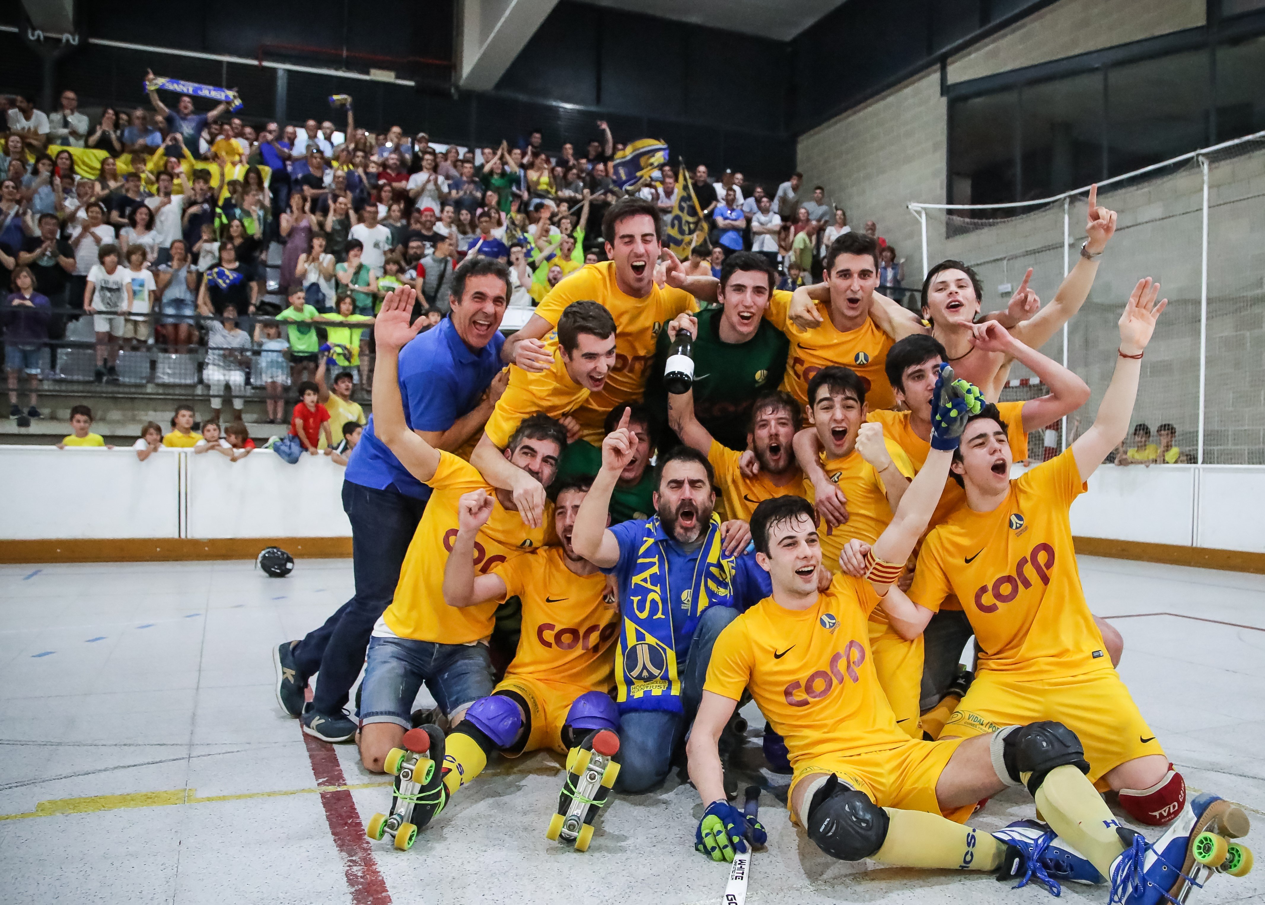 El Sant Just, nou campió de la Nacional Catalana masculina, assoleix l'ascens a l'OK Plata