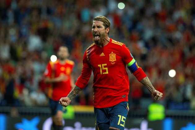 Sergio Ramos selecció española España Suècia EFE