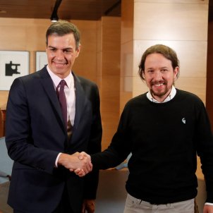 Pedro Sánchez Pablo Iglesias reunió 11 de juny del 2019 EFE